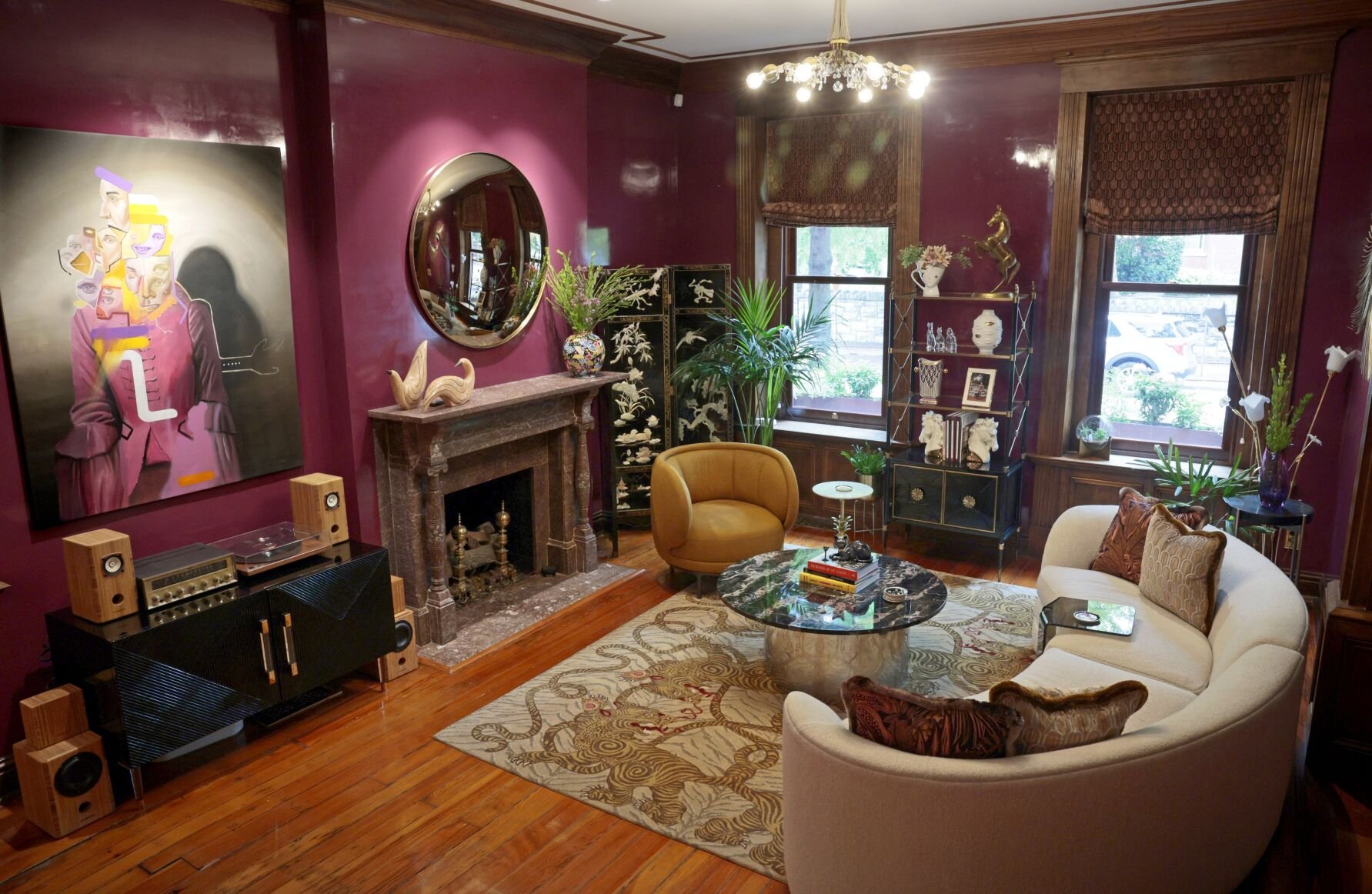 At home with Megan and Brian
